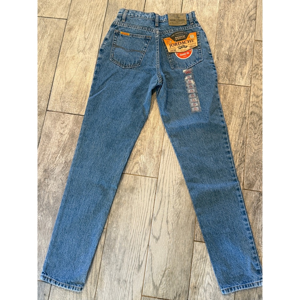 Jordache Classic Fit Jeans 7 8 High Rise Straight Leg Vintage NWT 90s 80s Womens